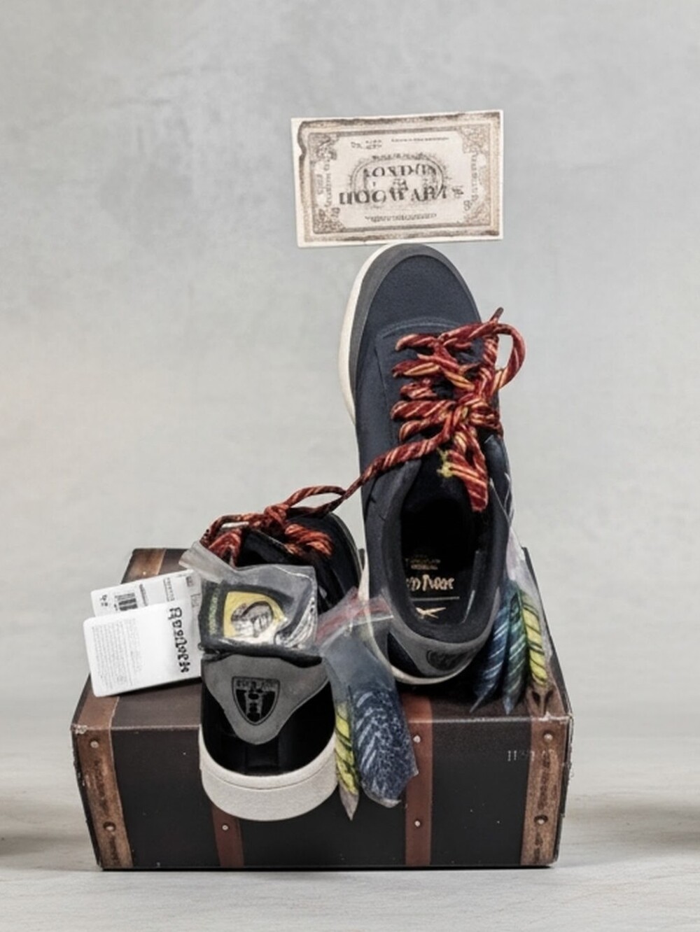 Reebok Harry Potter) Lim.Edition Men Sneakers.Extra Laces And Tongue Patches